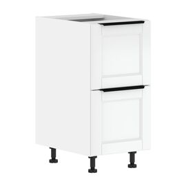 Шкаф напольный с 2-мя ящиками, Основной цвет: Белый, Ширина: 400, Глубина: 560, Высота: 820, Артикул: MOB 4082.1Cpost-test