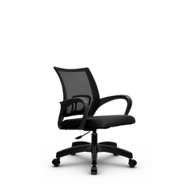 Кресло SU-CS, Основной цвет: Черный, Ширина: 605, Глубина: 470, Высота: 850, Материал спинки: Сетка/Ткань, Материал сидушки: Сетка/Ткань, Пятилучье материал: овалpost-test