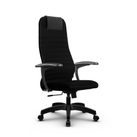 Кресло SU-BU150-10, Основной цвет: Черный, Ширина: 665, Глубина: 470, Высота: 119, Пятилучье материал: пластик трапецияpost-test