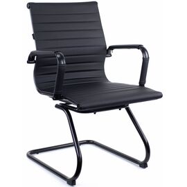 Кресло Leo Black CF, Основной цвет: Черный, Рекомендованная максимальная нагрузка: 100 кг, Артикул: EP-leo black CF PU blackpost-test