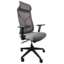 Кресло Аспро, Основной цвет: Серый/Серый, Материал спинки и сидушки: Ткань/Сетка, Артикул: CAP81SWpost-test