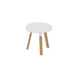 Круглый стол для совещаний  Artwood Executive, Основной цвет: Белый/Бук, Диаметр: 800, Высота: 750, Артикул: AWMR80post-test