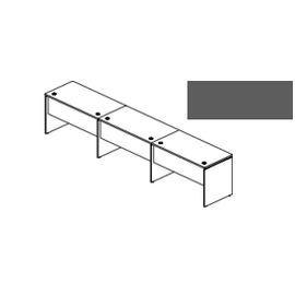 Бенч линейныйна 3рм (РМ глубиной 730мм), Основной цвет: графит, Ширина: 4200, Глубина: 730, Высота: 750post-test