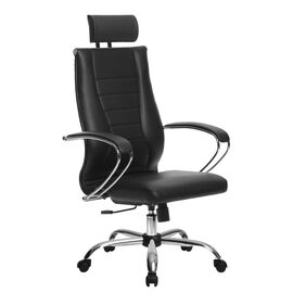 Кресло МЕТТА Комплект 35, Основной цвет: Черный, Пятилучье материал: Хром овалpost-test