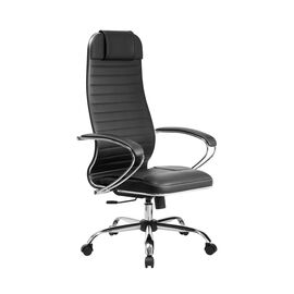 Кресло МЕТТА Комплект 6, Основной цвет: Черный, Пятилучье материал: Хром овалpost-test