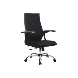Кресло МЕТТА Комплект 20, Основной цвет: Черный, Пятилучье материал: Хром овалpost-test