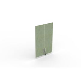 Верхний фасад для DG90/92/94/96 Меламин/Ткань /Upper Melamine Door with fabric, Объем (Фасады): 0,05, Основной цвет: S-57Warm white melamine boards/TM-VI64B, Ширина: 774, Глубина: 18, Высота: 1122, Артикул: DGMM-2.077112post-test