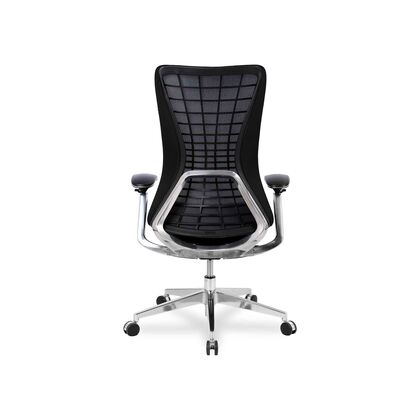 Кресло Колледж HLC-2588F (College HLC-2588F), Ролики: Полиамид+полиуретан. Подходят для паркета и ламината, Стандарт БИФМА 5.1 (BIFMA 5.1), Основной цвет: Чёрный, Ширина: 520, Высота: 1050, Глубина: 540, Материал подлокотников: 3Д (D). Литой алюминий с мягкими накладками, Вес: 24,5, Материал крестовины: Литой полированный алюминий, Материал сиденья: Сетка Меш (Mesh), Ткань Доубле Меш (Double Mesh), Механизм: Синхромеханизм качания с фиксацией в 4 положениях, Материал спинки: Сетка Меш (Mesh), Ткань Доубле Меш (Double Mesh), Рекомендованная максимальная нагрузка: 120 кг, Цвет подлокотников: Черный, Объем: 0,19, Артикул: ХЛК-2588Ф/Блак (HLC-2588F/Black)post-test