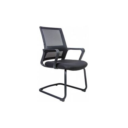 Кресло Бит СФ (CF), Основной цвет: Чёрный, Ширина: 470, Высота: 940, Глубина: 600, Материал подлокотников: Пластик, Вес: 8,75, Материал сиденья: ткань, Материал спинки: сетка, Рекомендованная максимальная нагрузка: 90 кг, Цвет подлокотников: Черный, Объем: 0,07, Артикул: 815-К-блак (815-C-black)post-test