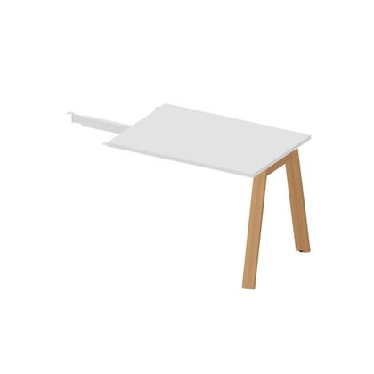 Брифинг-приставка Артвуд Экзекьютив (Artwood Executive), Основной цвет: Белый/Бук, Ширина: 1000, Высота: 750, Глубина: 700, Артикул: АВРТ107 (AWRT107)post-test