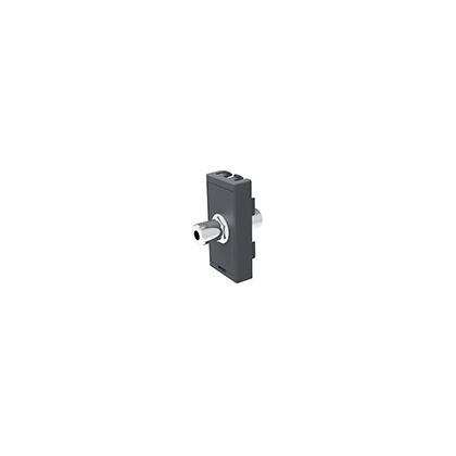 Модуль 1 Эф-коннектор (F-connector), Основной цвет: Белый, Ширина: 45, Высота: 225, Артикул: УМФК (UMFC)post-test