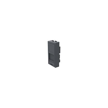 Модуль 1 РДжи45 (RJ45), Основной цвет: Антрацит, Ширина: 45, Высота: 225, Артикул: УМ1РДж4522 (UM1RJ4522)post-test