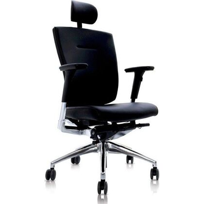 Кресло Дуорест БР-100Л (Duorest BR-100L), Основной цвет: Чёрный, Ширина: 690, Ролики: 60 мм, Высота: 610, Глубина: 560, Материал подлокотников: 3Д (3D), Вес: 26, Материал крестовины: Алюминий, Материал сиденья: экокожа, Механизм: Механизм качания, газ-лифт , Подголовник: есть, Материал спинки: экокожа, Рекомендованная максимальная нагрузка: 130 кг, Артикул: БР-100Л (BR-100L)post-test