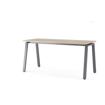 Стол офисный Кобор А-100 (Kobor A-100)/70, Основной цвет: дуб натуральный Х1180 СТ37 (H1180 ST37)/графит муар РАЛ7024 (RAL7024), Ширина: 1000, Высота: 750, Глубина: 700, Вес: 21, Объем: 0,525, Артикул: 210592post-test