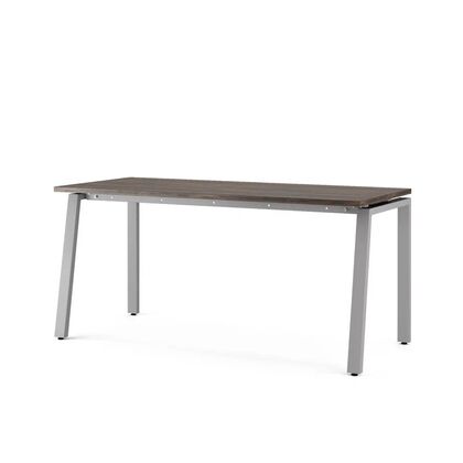 Стол офисный Кобор Аб-120 (Kobor AB-120)/80, Основной цвет: дуб чарльстон Х3154 СТ36 (H3154 ST36)/алюминиевый металлик РАЛ9006 (RAL9006), Артикул: 211141post-test