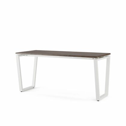 Стол офисный Кобор ОТР-120 (Kobor OTR-120)/70, Основной цвет: дуб чарльстон Х3154 СТ36 (H3154 ST36)/белый муар РАЛ9016 (RAL9016), Артикул: 214566post-test