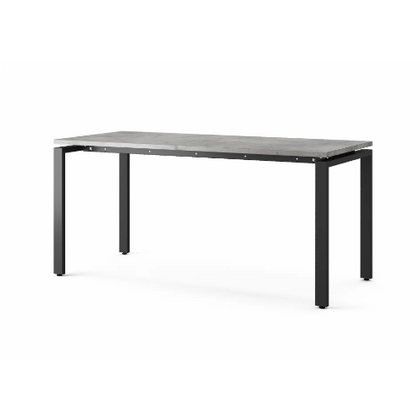 Стол компьютерный Кобор (Kobor) KP-100/70, Основной цвет: бетон чикаго Ф186 СТ9 (F186 ST9)/черный муар РАЛ9005 (RAL9005), Артикул: 250030post-test