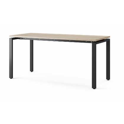 Стол компьютерный Кобор (Kobor) KP-160/70, Основной цвет: дуб натуральный Х1180 СТ37 (H1180 ST37)/черный муар РАЛ9005 (RAL9005), Артикул: 250075post-test