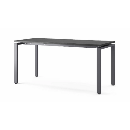 Стол компьютерный Кобор КП-180 (Kobor KP-180)/60, Основной цвет: древесина графит Х1123 СТ22 (H1123 ST22)/графит муар РАЛ7024 (RAL7024), Артикул: 250152post-test