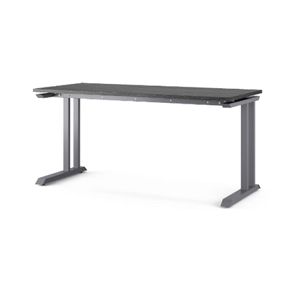 Стол компьютерный Кобор КЛ1-120 (Kobor KL1-120)/70, Основной цвет: древесина графит Х1123 СТ22 (H1123 ST22)/графит муар РАЛ7024 (RAL7024), Артикул: 251820post-test