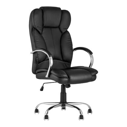 Кресло руководителя ТопЧеерз Ultra NEW (TopChairs Ultra NEW), черное, Основной цвет: черное, Ширина: 860, Высота: 580, Глубина: 350, Вес: 17, Объем: 0,9post-test