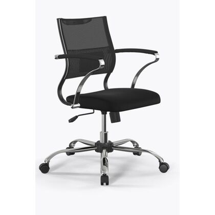 Кресло ErgoLife Sit Air M4-290K, Основной цвет: Чёрный, Ширина: 440, Высота: 800, Глубина: 700, Каркас: Сталь, Материал сиденья: сетчатая ткань, Материал спинки: сетка, Цвет подлокотников: Черный, Артикул: 572.5Ф.1.2А2 (572.5F.1.2A2)post-test