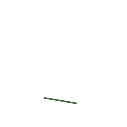 Отбойник для стеновой панели с рустом Волны 120х1,2х40, Основной цвет: Базилик, Ширина: 1200, Высота: 400, Глубина: 12, Вес: 1,15post-test