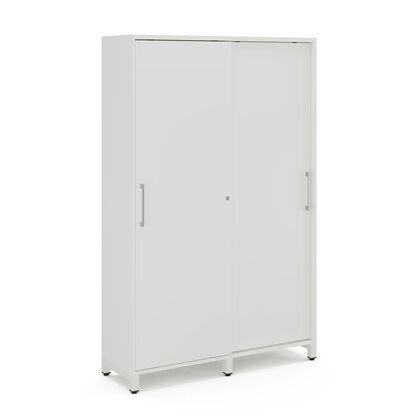 Гардероб-купе Кобор ХГ-120 (Kobor HG-120)/40/M, Основной цвет: белый премиум В1000 СТ9 (W1000 ST9)/белый муар РАЛ9016 (RAL9016), Ширина: 1200, Высота: 1900, Глубина: 400, Вес: 58, Объем: 0,912, Артикул: 221205post-test