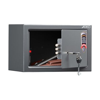 Оружейный сейф Айко ТТ-200 (AIKO TT-200), Основной цвет: Графит структурированный (РАЛ 7024 (RAL 7024)), Ширина: 310, Высота: 200, Глубина: 200, Тип замка: ключевой, Артикул: АИКО ТТ-200 (AIKO TT-200)post-test