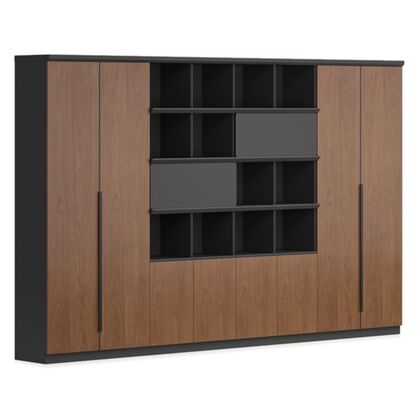 Шкаф гардероб, 3800х474х2400, Основной цвет: W-15A/W-24B/W-29B/W-30B/W-32B/W-33B+E-11/S-30, Ширина: 3800, Высота: 2400, Глубина: 474post-test