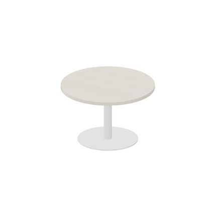 Стол Молти (Molti) круглый, Основной цвет: акация аури/хром, Диаметр: 700, Высота: 445, Цвет опоры: Хром, Артикул: МЛЛТРО70 (MLLTRO70)post-test