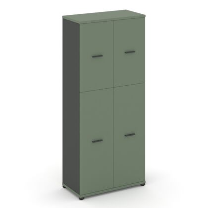 Концепт Шкаф 1 широкая секция, 5 ниш 836x420x1922, Основной цвет: Кобо/Антрацит/Металл Антрацит, Ширина: 836, Высота: 1922, Глубина: 420, Максимальная ширина: 836, Максимальная глубина: 420, Максимальная высота: 1922, Объем: 0,105, Бренд: РИВА ОООpost-test