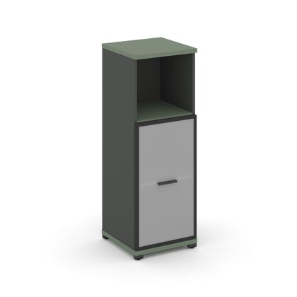 Концепт Шкаф 1 узкая секция, 3 ниши 420x420x1186, Основной цвет: Кобо/Антрацит/Металл Антрацит/Сатин, Ширина: 420, Высота: 1186, Глубина: 420, Максимальная ширина: 420, Максимальная глубина: 420, Максимальная высота: 1186, Объем: 0,046, Бренд: РИВА ОООpost-test
