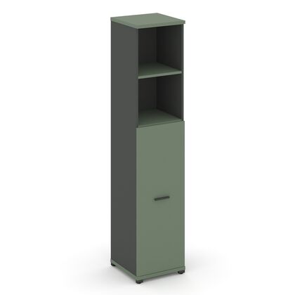 Концепт Шкаф 1 узкая секция, 5 ниш 420x420x1922, Основной цвет: Кобо/Антрацит/Металл Антрацит, Ширина: 420, Высота: 1922, Глубина: 420, Максимальная ширина: 420, Максимальная глубина: 420, Максимальная высота: 1922, Объем: 0,074, Бренд: РИВА ОООpost-test