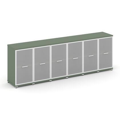 Концепт Шкаф 6 узких секций 2 ниши 2500x420x818, Основной цвет: Кобо/Металл Белый/сатин, Ширина: 2500, Высота: 818, Глубина: 420, Максимальная ширина: 2500, Максимальная глубина: 420, Максимальная высота: 818, Объем: 0,195, Бренд: РИВА ОООpost-test