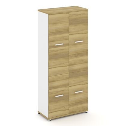 Концепт Шкаф 1 широкая секция 5 ниш 836x420x1922, Основной цвет: Дуб Винченцо/Белый Бриллиант/Металл Белый, Ширина: 836, Высота: 1922, Глубина: 420, Максимальная ширина: 836, Максимальная глубина: 420, Максимальная высота: 1922, Объем: 0,105, Бренд: РИВА ОООpost-test