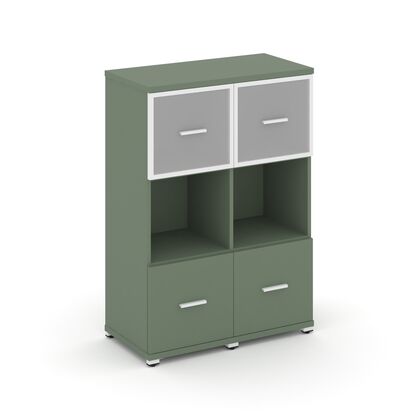 Концепт Шкаф 2 узкие секции 3 ниши 836x420x1186, Основной цвет: Кобо/Металл Белый/сатин, Ширина: 836, Высота: 1186, Глубина: 420, Максимальная ширина: 836, Максимальная глубина: 420, Максимальная высота: 1186, Объем: 0,092, Бренд: РИВА ОООpost-test