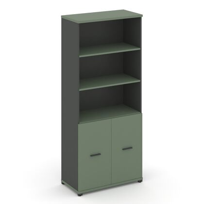 Концепт Шкаф 1 широкая секция, 5 ниш 836x420x1922, Основной цвет: Кобо/Антрацит/Металл Антрацит, Ширина: 836, Высота: 1922, Глубина: 420, Максимальная ширина: 836, Максимальная глубина: 420, Максимальная высота: 1922, Объем: 0,087, Бренд: РИВА ОООpost-test