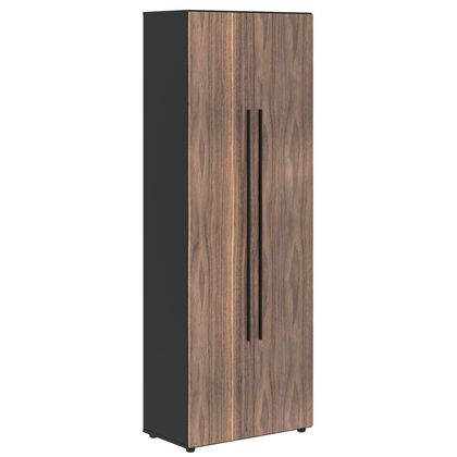 Шкаф высокий широкий VELION VENEER 800x430x2253, Основной цвет: Американский орех/Яшма черный, Ширина: 800, Высота: 2253, Глубина: 430, Вес: 129,8, Объем: 0,196, Бренд: ТАЙПИТ-МК ООО, Артикул для сайта: VRHCS 80.1post-test