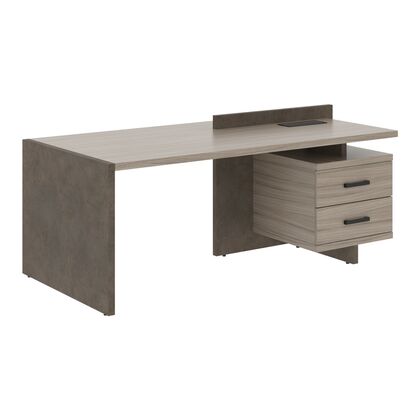 ВУД-ЭНД-СТОУН/WOOD&STONE Стол 2000х961х840, Основной цвет: Дрифтвуд \Бетон чикаго тем\Графит, Ширина: 2000, Высота: 840, Глубина: 961, Материал: ЛДСП, Вес: 125,09, Объем: 0,227, Бренд: ТАЙПИТ-МК ООО, Артикул для сайта: СФ-531312post-test