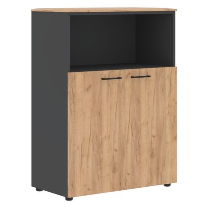 ДЖЕЙ/JAY Шкаф с глухими малыми дверьми и топом 856х452х1184, Основной цвет: Дуб Бофорд/Антрацит, Ширина: 856, Высота: 1184, Глубина: 452, Вес: 44,9, Объем: 0,115, Бренд: ТАЙПИТ-МК ООО, Артикул для сайта: JMC 85.3post-test