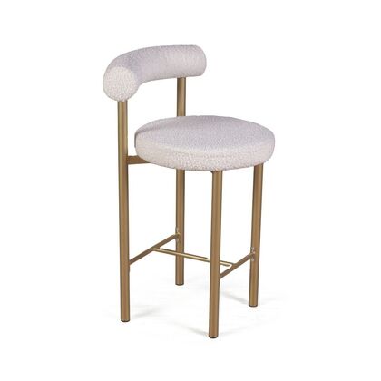 Стул полубарный Бигги 54x55x90, Основной цвет: букле Turin ivory / опоры золото, Ширина: 55, Высота: 90, Глубина: 54, Материал: Ткань, Максимальная ширина: 55, Максимальная глубина: 54, Максимальная высота: 90, Вес: 8,1, Цвет опоры: Золото, Механизм: Без механизма, Страна производитель: Россия, Объем: 0,267, Бренд: ЛЮКССОФА ООО, Артикул для сайта: 23478post-test