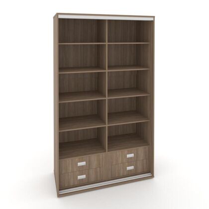 Марис Комплект №4 2-х секционного шкафа высокого L=1200мм 1200x600x2394, Основной цвет: Дуб Аризона, Ширина: 1200, Высота: 2394, Глубина: 600, Максимальная ширина: 1200, Максимальная глубина: 600, Максимальная высота: 2394, Объем: 0,319, Бренд: РИВА ООО, Артикул для сайта: SH.K2-2.1 K4post-test