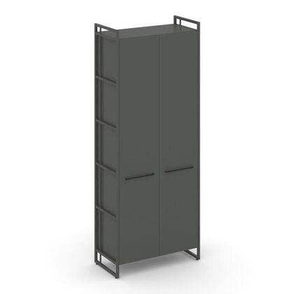 Рифт Шкаф 5 ниш широкий 798x396x2010, Основной цвет: Антрацит NEW/Металл Антрацит/Черный Ручки, Ширина: 798, Высота: 2010, Глубина: 396, Максимальная ширина: 798, Максимальная глубина: 396, Максимальная высота: 2010, Объем: 0,079, Бренд: РИВА ООО, Артикул для сайта: RF.SS-51post-test