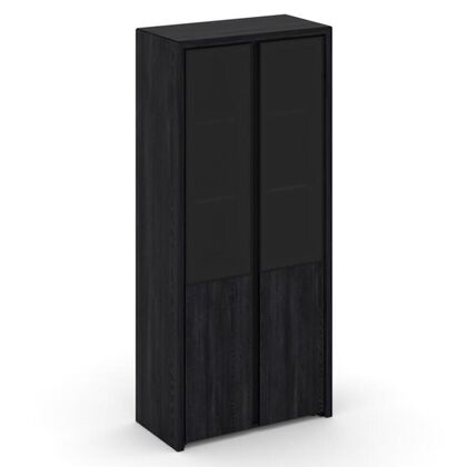 Корнер Шкаф высокий широкий 900x450x2000, Основной цвет: Каштан Тоскана/Черный/Серый Черная Рама/Металл Черный Гладкий, Ширина: 900, Высота: 2000, Глубина: 450, Максимальная ширина: 900, Максимальная глубина: 450, Максимальная высота: 2000, Объем: 0,27, Бренд: РИВА ООО, Артикул: COR.ST-1.2Rpost-test