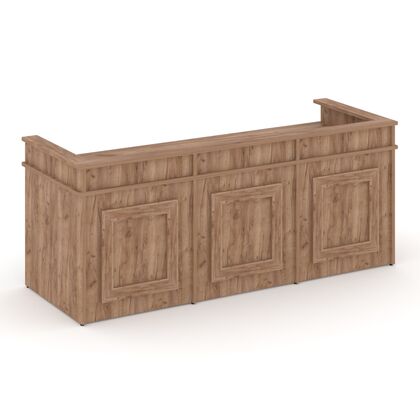 Кодекс Стол для судей 2200x800x900, Основной цвет: Дуб Табак, Ширина: 2200, Высота: 900, Глубина: 800, Максимальная ширина: 2200, Максимальная глубина: 800, Максимальная высота: 900, Объем: 0,203, Бренд: РИВА ООО, Артикул для сайта: KD.SSD-22post-test