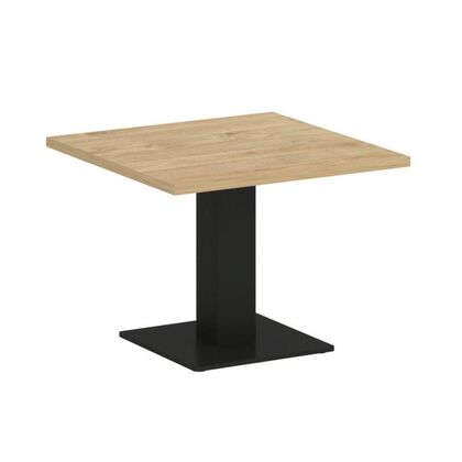 Оникс Директ Стол журнальный квадратный 600x600x450, Основной цвет: Тиквуд Светлый/Металл Черный, Ширина: 600, Высота: 450, Глубина: 600, Максимальная ширина: 600, Максимальная глубина: 600, Максимальная высота: 450, Объем: 0,022, Бренд: РИВА ООО, Артикул: O.SJ-2post-test