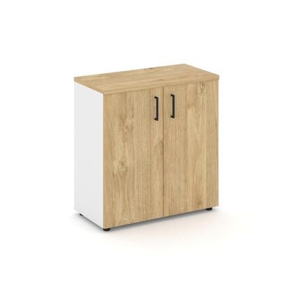 Стайл Проджект Шкаф низкий широкий 796x400x833, Основной цвет: Белый/Тиквуд Светлый/Черный Ручки, Ширина: 796, Высота: 833, Глубина: 400, Максимальная ширина: 796, Максимальная глубина: 400, Максимальная высота: 833, Объем: 0,04, Бренд: РИВА ООО, Артикул для сайта: SN.STS.E-301post-test