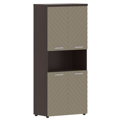 ТОРР ЛЮКС/TORR-LUX Шкаф с комплектами малых дверей и топом 856х450х1968, Основной цвет: Капучино/Венге Магия Z, Ширина: 856, Высота: 1968, Глубина: 450, Вес: 82,1, Объем: 0,183, Бренд: ТАЙПИТ-МК ООО, Артикул для сайта: TLHC 85.4post-test