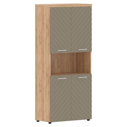 ТОРР ЛЮКС/TORR-LUX Шкаф с комплектами малых дверей и топом 856х450х1968, Основной цвет: Капучино/Дуб Бофорд Z, Ширина: 856, Высота: 1968, Глубина: 450, Вес: 82,1, Объем: 0,173, Бренд: ТАЙПИТ-МК ООО, Артикул для сайта: TLHC 85.4post-test